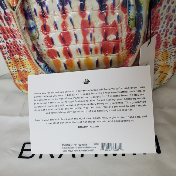 Brahmin SMALL ASHLEE Tote and SMALL VERONICA Wallet BUNDLE Set (NWT) - Picture 14 of 16